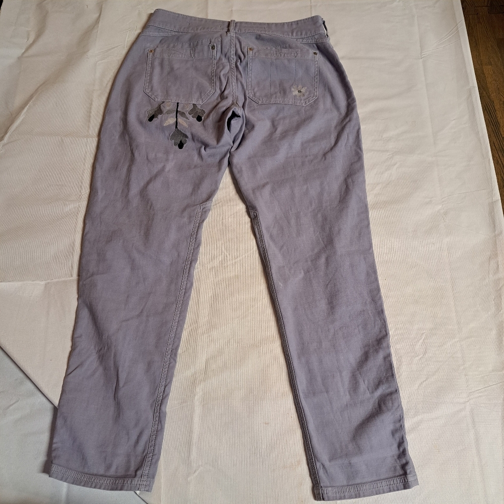 Anthropologie Pilcro Wanderer Boho Embroidered Pants - Picture 6 of 11